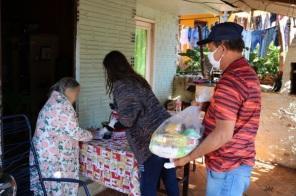 As entregas de cestas básicas às famílias em vulnerabilidade social continuam