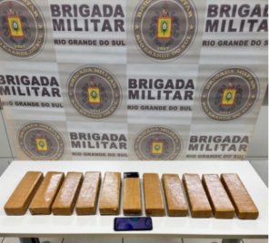 Brigada Militar prende homem por tráfico de drogas em Cruz Alta