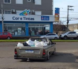 Grupo Otopatamar de rebaixados em mais uma ação de solidariedade em Cruz Alta