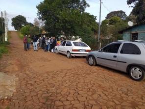 Grupo Otopatamar de rebaixados em mais uma ação de solidariedade em Cruz Alta