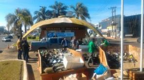 Rotary Club de Cruz Alta arrecadou cerca de 7 toneladas de vidros em Campanha