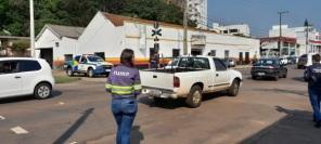Ação de Panfletagem da ANTT, Rumo e DMT de Cruz Alta na manhã da terça