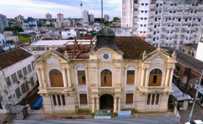 Avança nova etapa da obra de restauro do prédio da Prefeitura de Cruz Alta