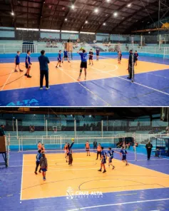 Escola Gabriel Miranda lidera pódios do voleibol no JEM 2026