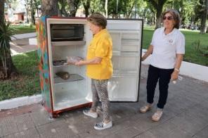 Conheça o projeto Geladeira Solidária de Cruz Alta