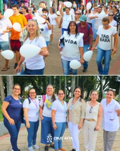 JANEIRO BRANCO> Caminhada pela Saúde Mental reúne autoridades e comunidade