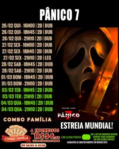 DOMINGO: Confira a programação de filmes no Cine Globo de Cruz Alta