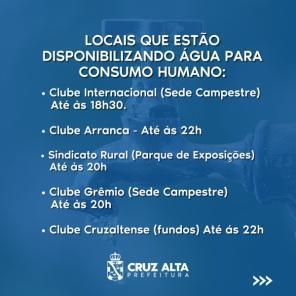 LISTA ATUALIZADA: instituições, empresas e igrejas disponibilizam água