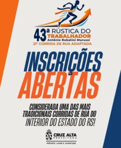 Cruz Alta se prepara para a 43ª Rústica do Trabalhador