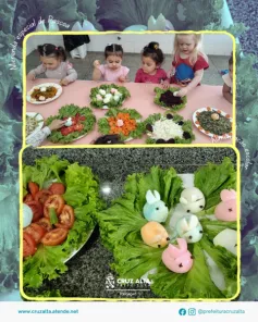 Merenda especial de Páscoa marca semana temática nas escolas de Cruz Alta