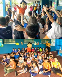 Turminha do Érico leva leitura e cultura às escolas de Cruz Alta