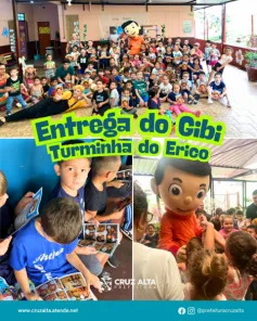 Turminha do Érico leva leitura e cultura às escolas de Cruz Alta