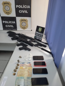TRÁFICO DE DROGAS> DRACO da Polícia Civil prende três pessoas em Cruz Alta