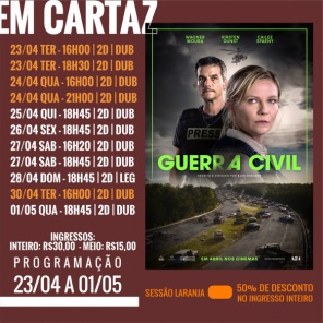 CINEMA: Confira os filmes em Cartaz neste sábado em Cruz Alta