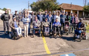 Cruz Alta instala placas metálicas para mais segurança em trilhos