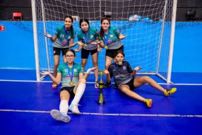 CEM>Gabriel Annes da Silva vence no futsal infantil masculino e feminino