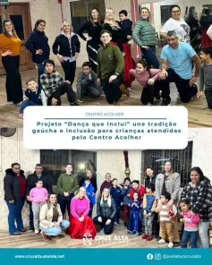 CRUZ ALTA> Projeto leva inclusão por meio da dança tradicionalista