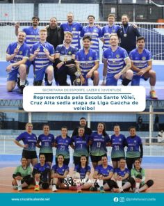 Cruz Alta sediou uma das etapas da Liga Gaúcha de Vôlei no Ginásio Municipal