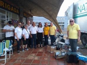 Lions Club coletou 4 mil itens de lixo eletrônico no sábado, 25, em Cruz Alta