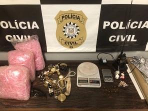 Ação integrada entre PC e BM  prende traficante no Bairro Acelino Flores