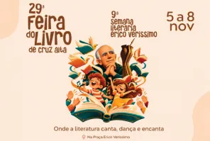 Feira do Livro de Cruz Alta prepara quatro dias dedicados à literatura