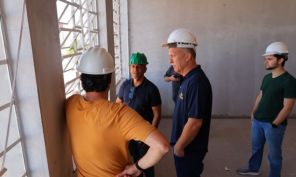 Obra do Margarida Pardelhas avança e recebe visita do Presidente da Câmara