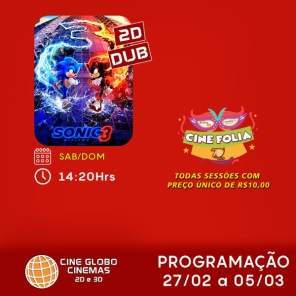 CINEMA>Todas as sessões com ingressos a R$10,00; confira os filmes em cartaz