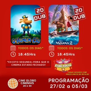 CINEMA>Todas as sessões com ingressos a R$10,00; confira os filmes em cartaz