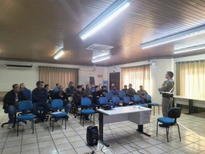 Brigada Militar realiza palestra alusiva ao Maio Amarelo, em Cruz Alta