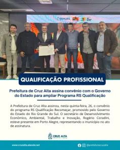 Cruz Alta amplia qualificação profissional com convênio do Estado