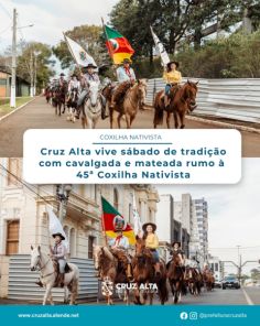 45ª COXILHA NATIVISTA> Cavalgada e mateada marcam o fim de semana 