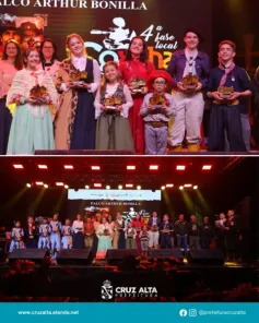 40ª COXILHA PIÁ>Fase local apresentou classificados para a noite estadual hoje