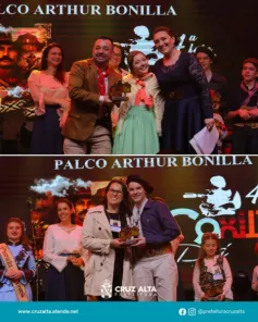 40ª COXILHA PIÁ>Fase local apresentou classificados para a noite estadual hoje