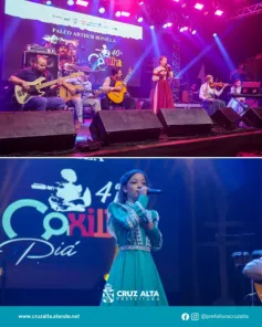 40ª COXILHA PIÁ>Fase local apresentou classificados para a noite estadual hoje