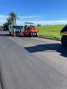 PEJUÇARA> Obras na ERS-553 avançam com foco nos trechos mais críticos