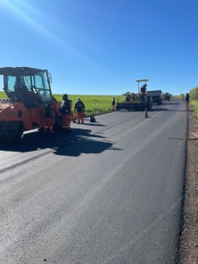 PEJUÇARA> Obras na ERS-553 avançam com foco nos trechos mais críticos