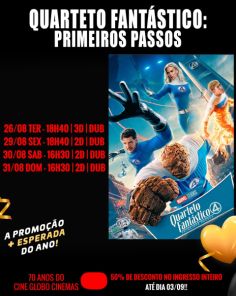 CINEMA: Confira os filmes em Cartaz neste sábado em Cruz Alta