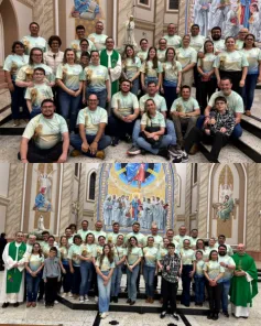 Imagem de Nossa Senhora de Fátima é conduzida à Catedral de Cruz Alta