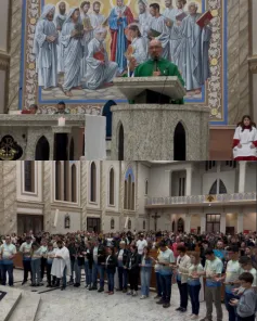 Imagem de Nossa Senhora de Fátima é conduzida à Catedral de Cruz Alta