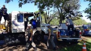 Motorista de carreta é preso com mais de 340 kg de maconha em Cruz Alta