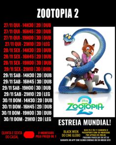 CINEMA: Confira os filmes em Cartaz neste sábado em Cruz Alta