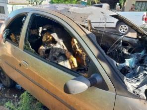 Incêndio em veículo na segunda em Cruz Alta é atendido pelo Corpo de Bombeiros