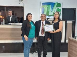 Vereador Amauri Rodrigues presta homenagem ao Grupo  Maturidade ativa do Sesc
