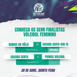 Semifinais do vôlei feminino movimentam o Citadino nesta quinta em Cruz Alta