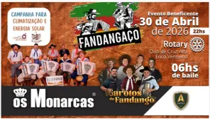 HOJE: Fandangaço reúne Os Monarcas e Garotos do Fandango em prol do Asilo