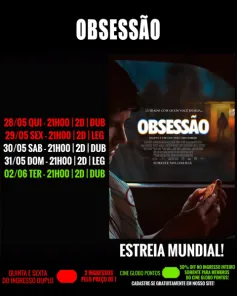 CINEMA>  Confira os filmes em Cartaz neste sábado no Cine Globo  em Cruz Alta