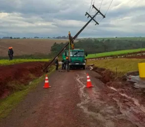COPREL> Temporal deixa 20 mil consumidores sem energia na região
