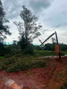 Temporal deixa 20 mil consumidores sem energia e afeta Cruz Alta e região