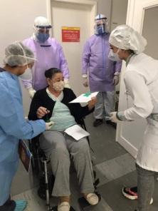 Mais um paciente recuperado da Covid-19 recebe alta hospitalar em Cruz Alta