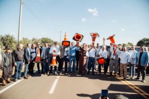 Cruz Alta inaugura pavimentação da Rodovia Municipal Dr. Pedro Braga